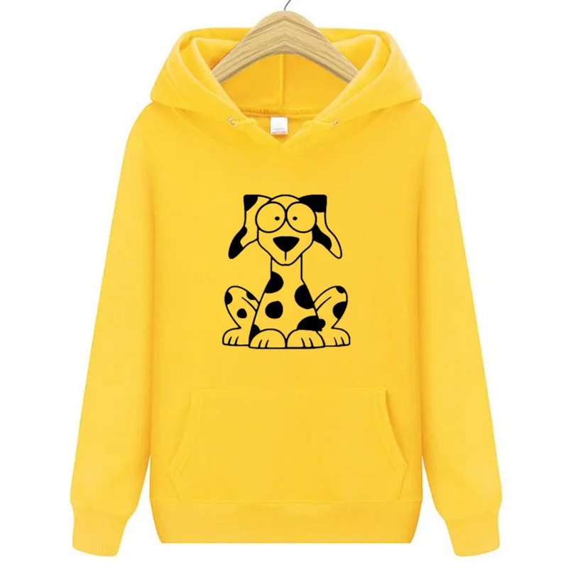 

Sweatshirt super cute spot dog printed Hoodie Pullover 2020 fashion original winter Hoodie women's loose Korean style