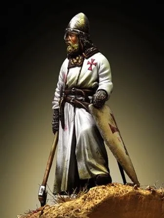 1/32 Смола Модель Строительный мининабор, рисунок шаблон воин