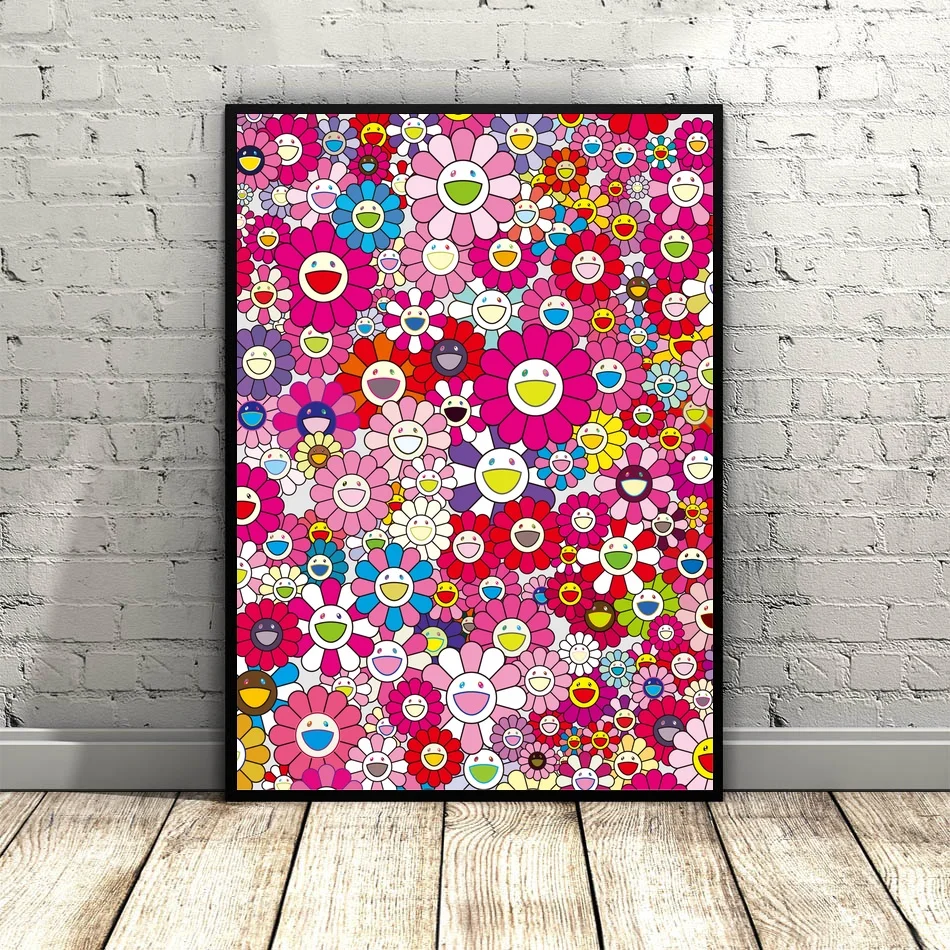 

Murakami Takashi pop Art Poster Canvas Painting Print Wall Art Decor
