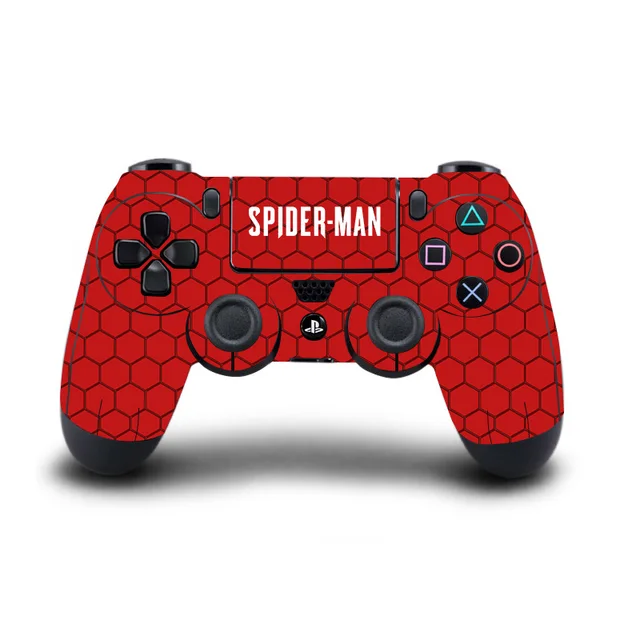 SpiderMan PS4 Controller Skin Sticker Vinyl Decal for Sony PlayStation 4 DualShock 4 Wireless