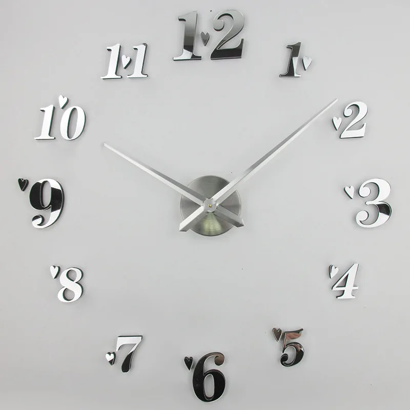 

AliExpress EBay Hot Selling Ultra Large Size Creative DIY Wall Clock Living Room Modern Cool Art Wall Clock Quartz Clock