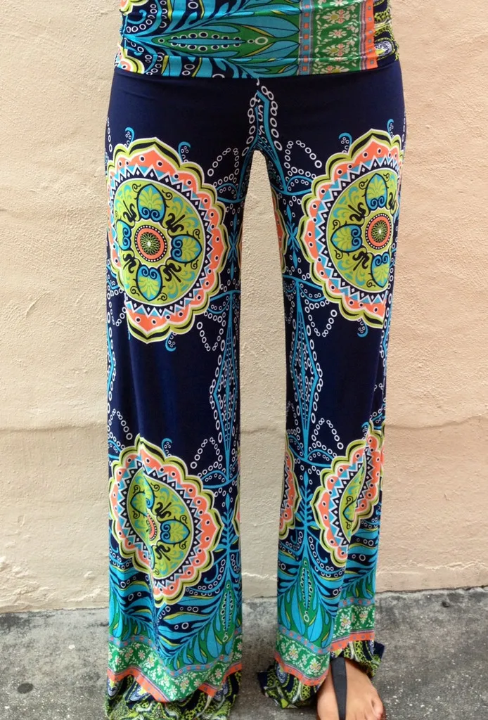 Women Loose Modal Wide Leg Pants Pantskirt Yoga Dancing Beach Trousers