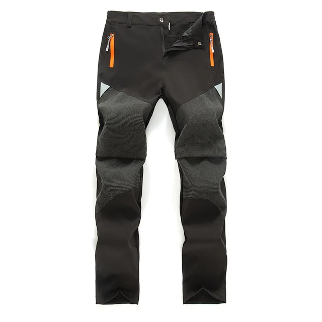 Hiking Pants Children Assault Pants Boys and Girls Outdoor Quick-drying Pants Waterproof  Breathable Wear-resistant Warm Black