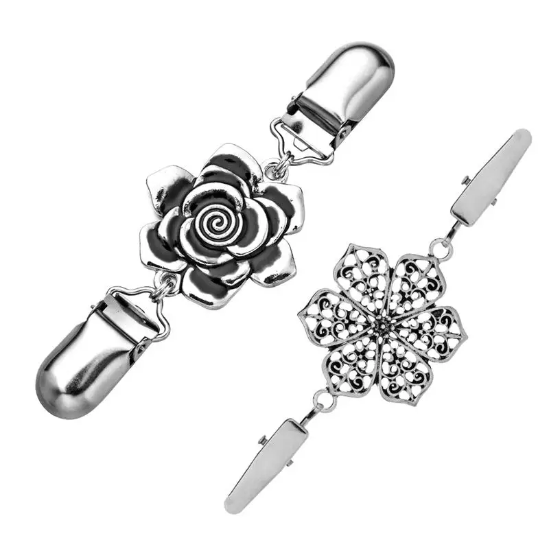 5pcs Shawl Clip Cardigan Tight Sweater Clips Alloy Breastpin Hair Clip Duckbill Hairpin DIY Hair Barrettes Styling Tip Clip