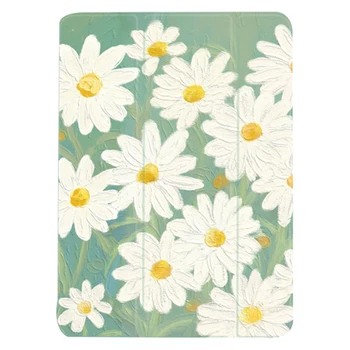 

Daisy Painting Case For iPad Pro 2018 2020 11'' Air 1 2 3 Mini5 With Pencil Holder Cover iPad Pro10.5'' iPad 2017 2018 9.7''