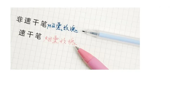 4-teiliges Vintage-Stift-Set mit Farbverlauf, schnell trocknender Gel-Tintenstift und fluoreszierender Textmarker, Zeichnung, Farbe, Büro, Schule, A6458 – Detail 22