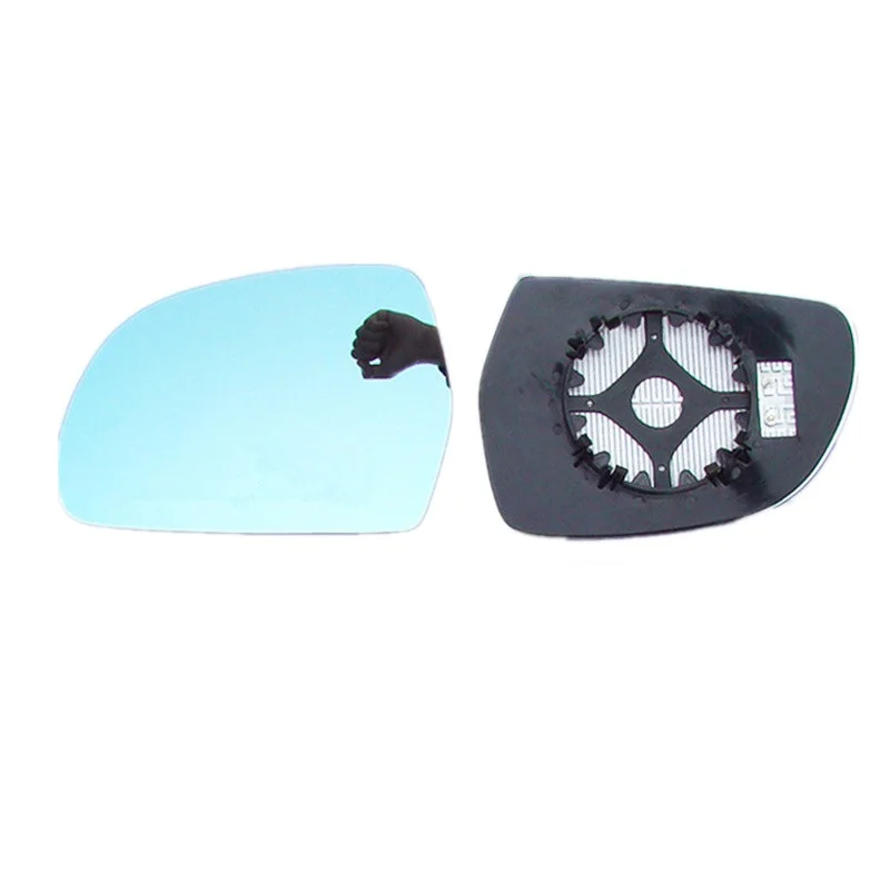 Wide View Rearview Mirror Blue Auto Dimming Side Wing Glass with Heater