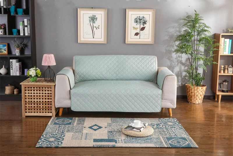 100% водонепроницаемый Loveseat чехол для кожаного дивана стеганая мебель протектор оставаться на месте чехол для дивана предотвращает пятна