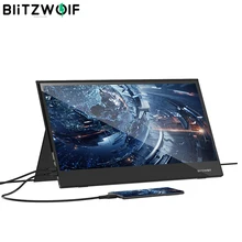 BlitzWolf BW-PCM6 17.3 pouces Touchable FHD 1080PPortable ordinateur moniteur jeu écran d'affichage pour téléphone tablette Laptopons Consoles
