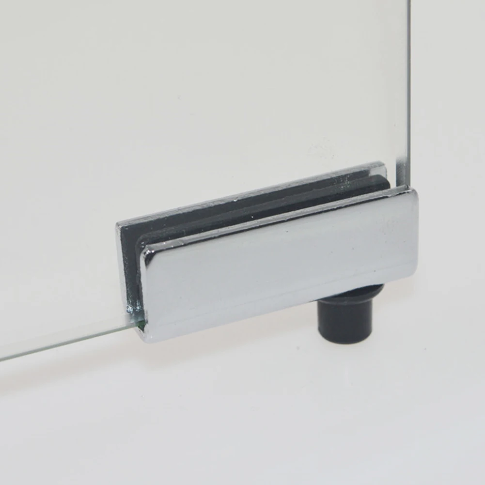 Cabinet Hinge Cupboard Metal Glass Door Ironmongery Flush-fitting Clamp Anti-Corrosion Chrome Plated