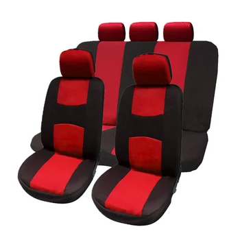 

High-quality Front Rear Car Seat Covers 9pcs/Set Universal Fit Car Seat Protectors Four Seasons Gray Auto Interior Accessories