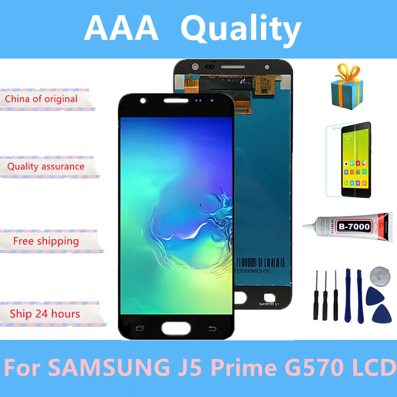 ЖК-дисплей для Samsung Galaxy J5 Prime G570/G570F/On5 2016/G5700/G571 сенсорный экран с дигитайзером в