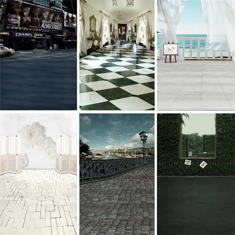 Виниловый фон для студийной фотосъемки Nitree уличный с мостом тканевый свадебной