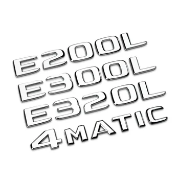 

For Mercedes-Benz E-Class E200L E300L E320L E400L Car Sticker Four-wheel Drive Car Label E63 Tail Label Word Label Body Sticker