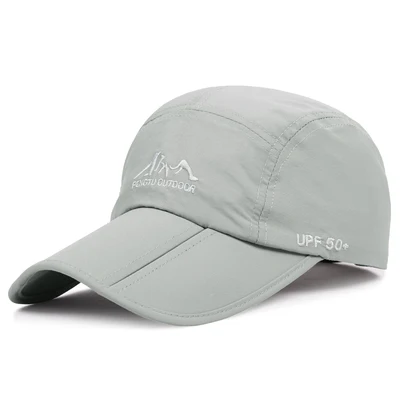Men Women Fishing Cap Foldable Unisex Baseball Cap Men Baseball Hat For Women Outdoor Ultra-Thin UPF50 Waterproof Hat One Size