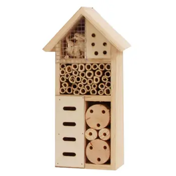 

Solid Wood Layered Wooden Insect Ladybird House Multi-layer Bee House Health