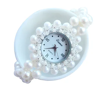 

watch women's pearl waterproof watch