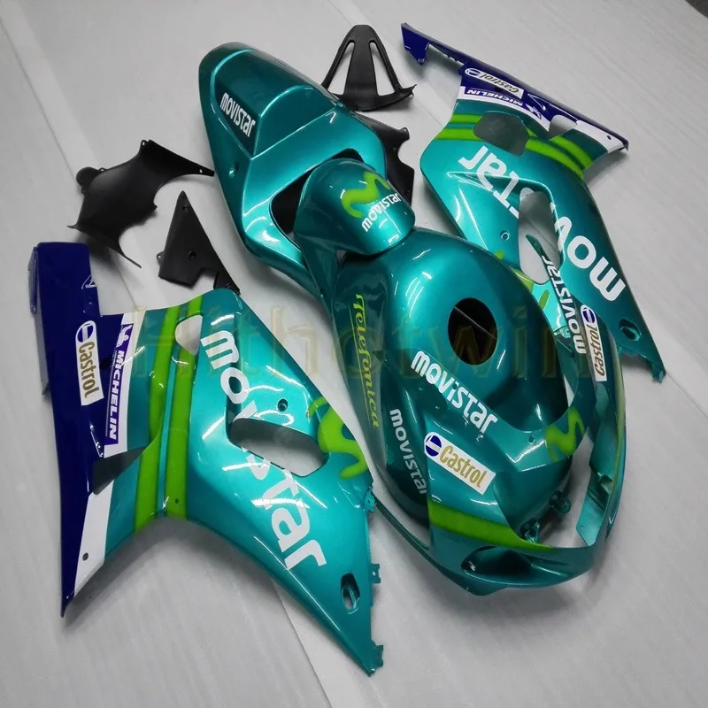 A Пользовательские ABS панели для Suzuki K1 GSX-R600/R750 01-03 GSX R750 GSX R600 2001 2002 2003 обтекатель обвес+ Болты+ желтый фиолетовый M2 - Цвет: A