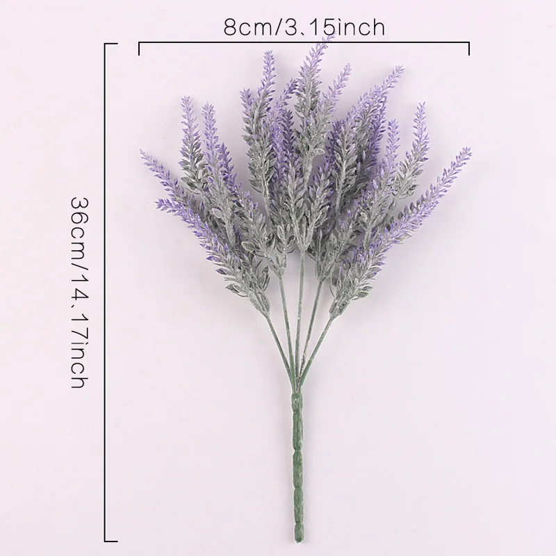 Lavender Artificial Flower Arrangement for Home and Garden Decor, Christmas and Photo Props, Romantic Decorative Touch, Wholesale Option Available