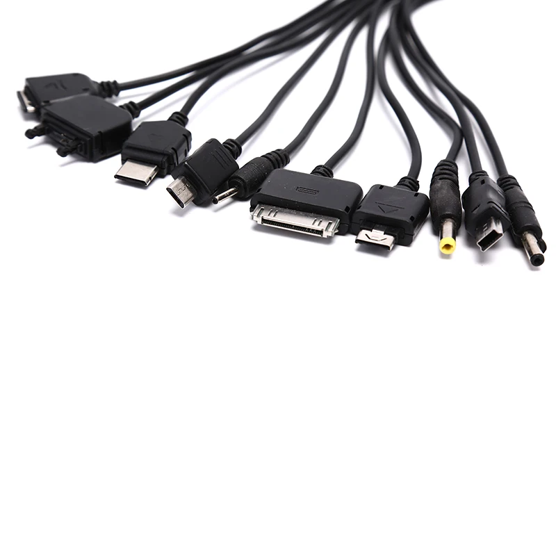 Cargador de Cable multipin, adaptador USB, Cable de datos 10 en 1, Cable de transferencia de datos USB multifunción, Universal