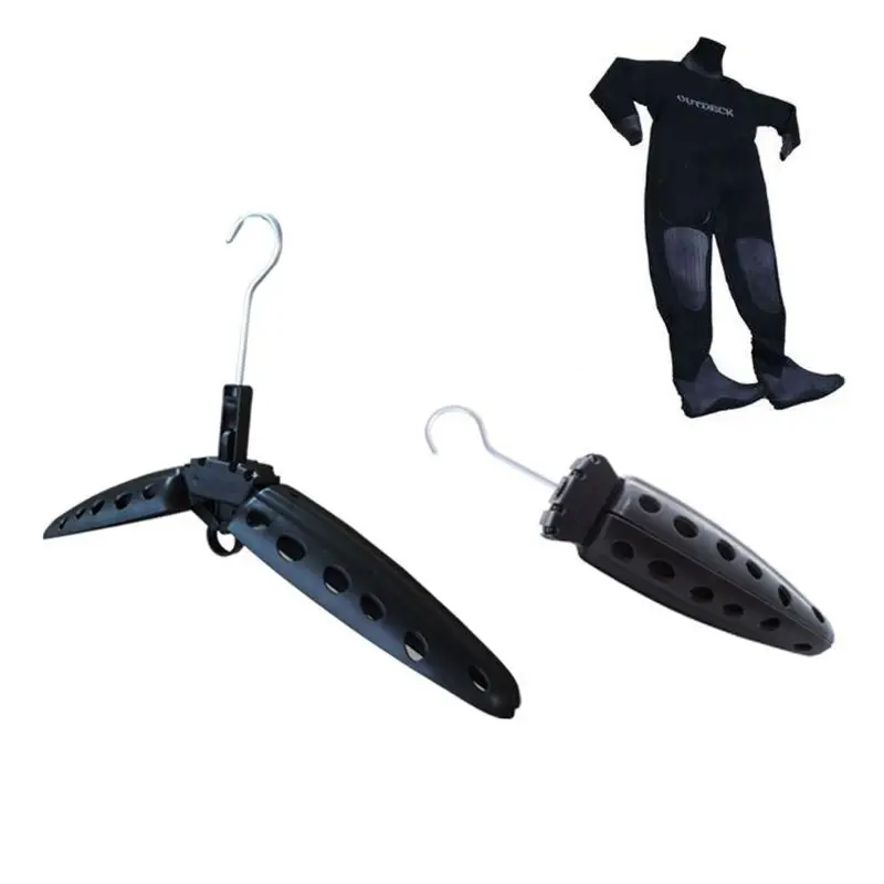 Wet Suit Hanger Sports Foldable Wide Dry Vented Hanger for Surfing Scuba Diving 