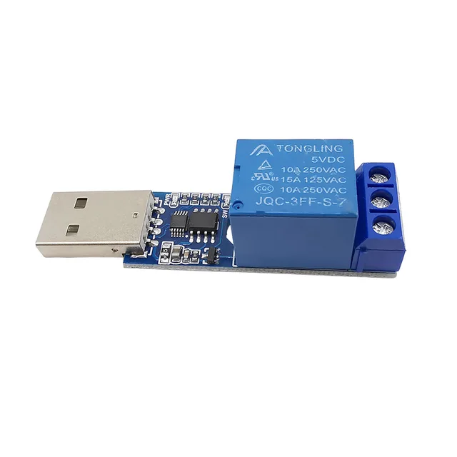 Módulo de relé de 1 canal, convertidor electrónico PCB USB, interruptor de  Control inteligente, tipo piezas, 1 LCUS-1 - AliExpress