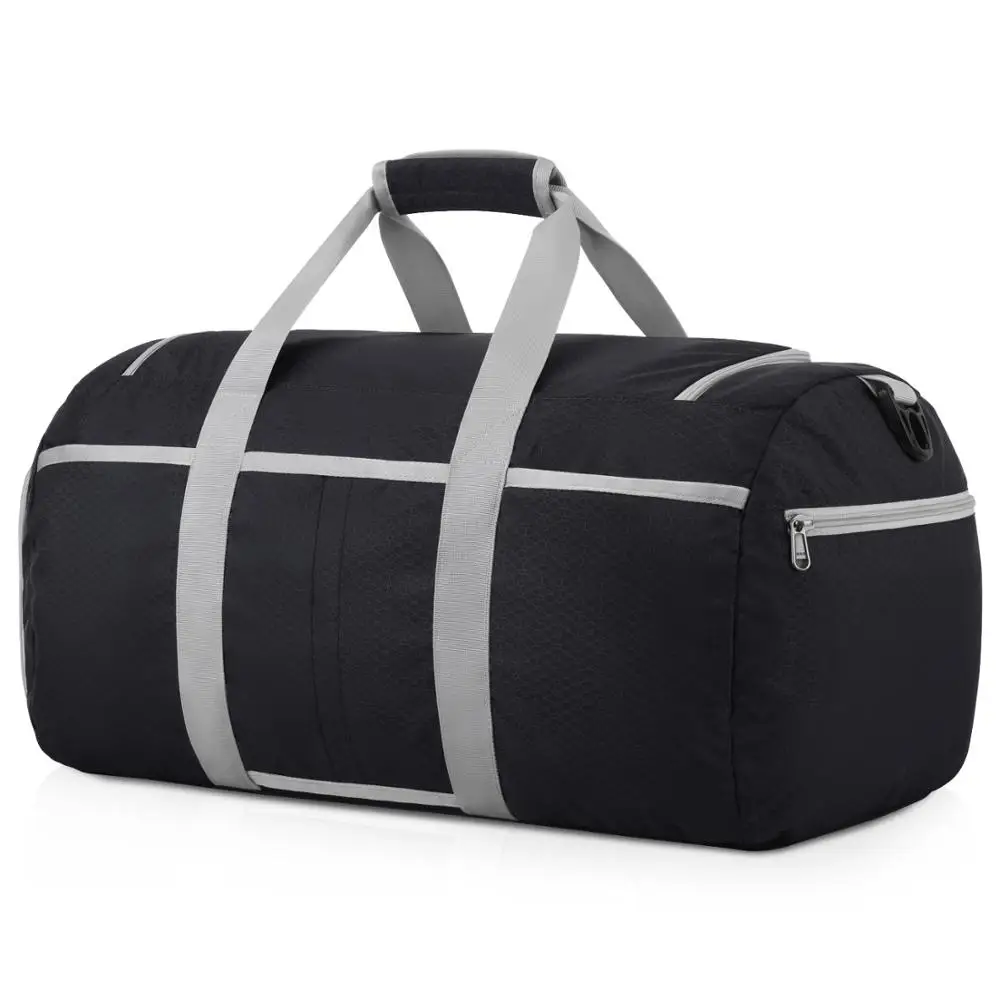 Black Gonex 90L дорожная сумка для путешествий, посылка, легкая сумка для багажа, сумки для мужчин и женщин, для отдыха, спорта на открытом воздухе, для спортзала, Черная - Цвет: Black