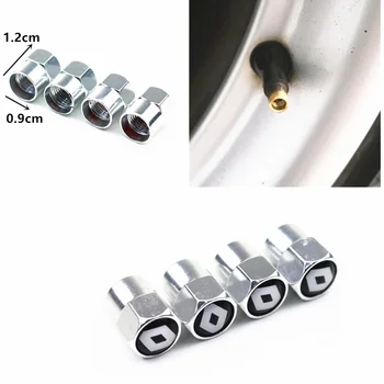 

Car Tire Valve Caps Case For Renault Laguna 2 Captur Fluence Megane 2 Megane 3 Scenic 2 Clio Logan Capture Car Styling 4pc
