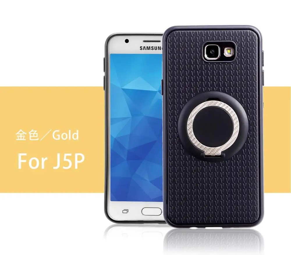 Glod Роскошные 3 в 1 кольцо чехол с магнитным кронштейном для samsung Galaxy J5 J510 J710 J3pro J5pro J7Pro J5 J7 A3 A5 A7 удобный автомобильный br - Цвет: Glod
