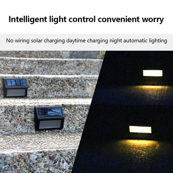 

Solar Staircase Light Sport Passive Infrared Sensor Panel Light Outdoor Lighting Garden Walkway Emergency Light Wall Stair Yard