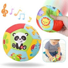 Jouet pour bébé, balle douces d'animaux, de 0 à 12 mois, peluche, hochet, jouets éducatifs pour nouveau né, boule, mobile, son construction du corps