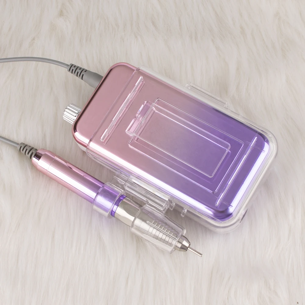 Professional 35000RPM Brushless Portable Rechargeable Cordless Desktop E File Manicure Pedicure Electric Nail Drill Machine 4