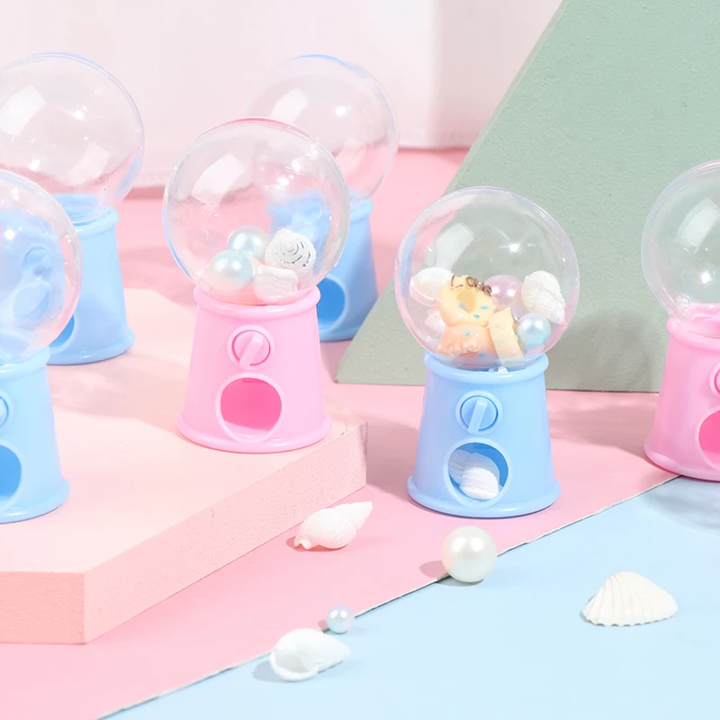 Mini Candy Machine Bubble Gumball Dispenser Coin Bank Kids Toy Chrismas Gifts Pretend Play Money Banking Toys