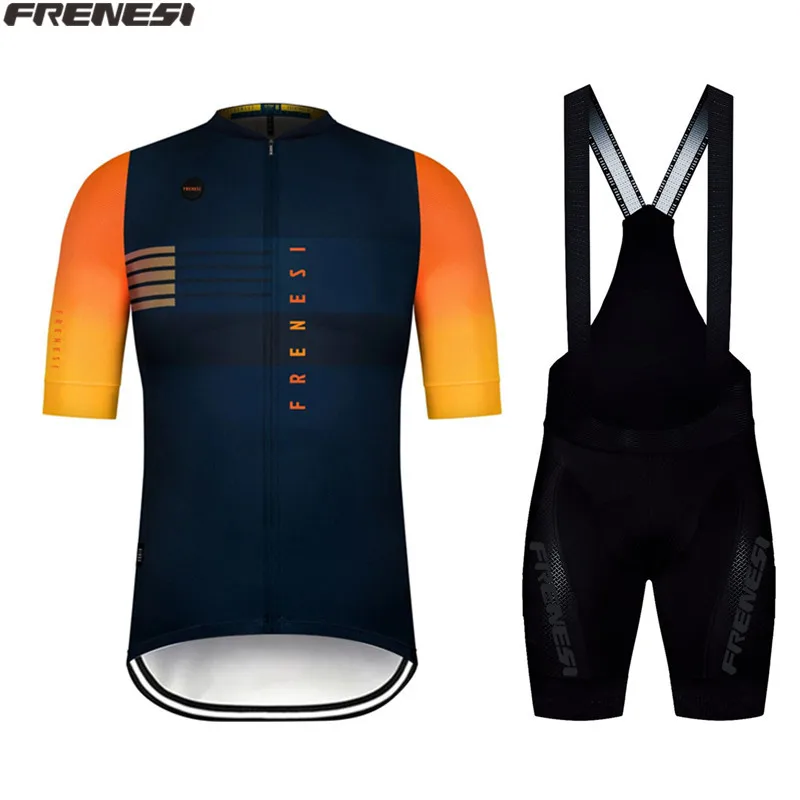 Frenesi 2020 Велоспорт Джерси наборы ciclismo maillot короткий рукав велосипедная одежда