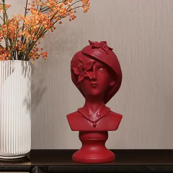 

EUROPEAN CREATIVE RESIN CHARACTER SCULPTURE ORNAMENTS ART HOME LIVINGROOM FIGURINES DECORATION OFFICE DESKTOP FURNISHING CRAFTS