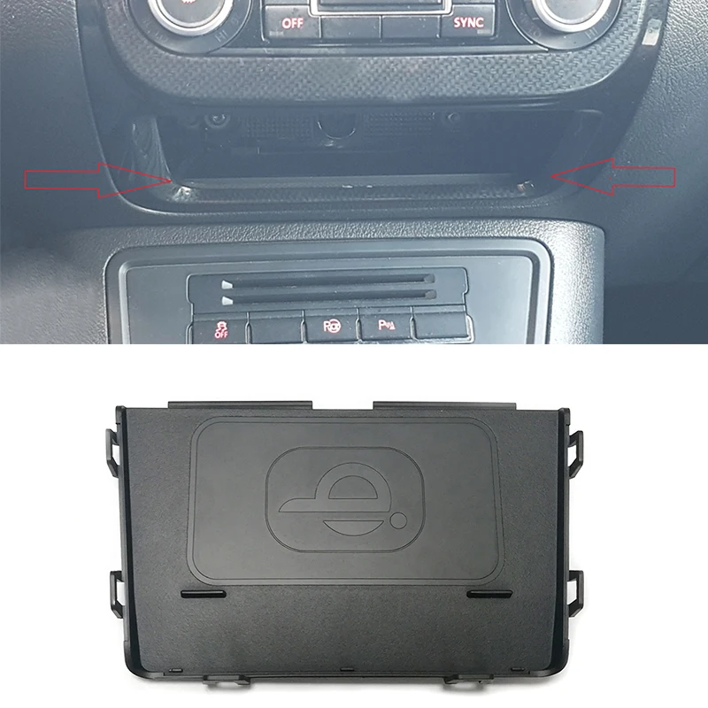 Автомобильное беспроводное зарядное устройство QI для Volkswagen Tiguan MK1 2012 2013 2014 2015