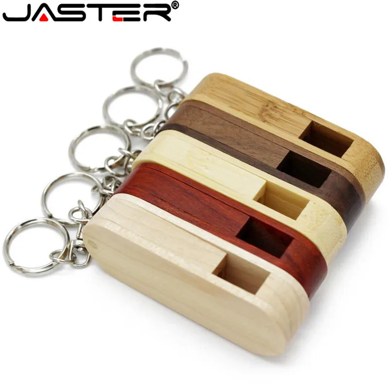 JASTER деревянный вращающийся USB флеш накопитель карта памяти 4 ГБ 16 32 64 usb 1 шт.|32gb