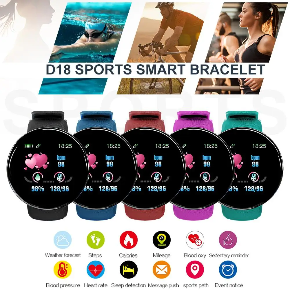 

2019 Bluetooth Smart Watch Men Blood Pressure Round Smartwatch Women Watch Waterproof Sport Tracker WhatsApp For Android Ios