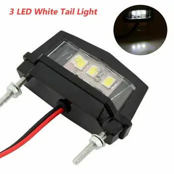 

New Hot 3 LED Rear Lisence Number Plate Light Lamp Trailer Car Light 12V