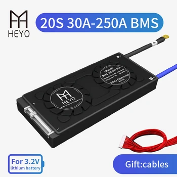 

Lipo20s bms 60V 30A 40A 200A 250A Lithium Battery Charger Protection PCB Board with Balance For Drill Motor 3.2v Lipo Cell
