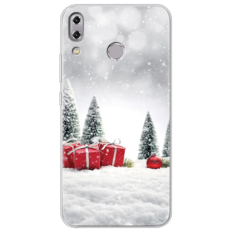 Чехол Happy new year для Asus Zenfone 3 4 5 Selfie Max Pro Plus(M1) Zoom Live L1 ZS630KL ZB555KL ZB501KL ZA550KL милый олень - Цвет: sd3liwu