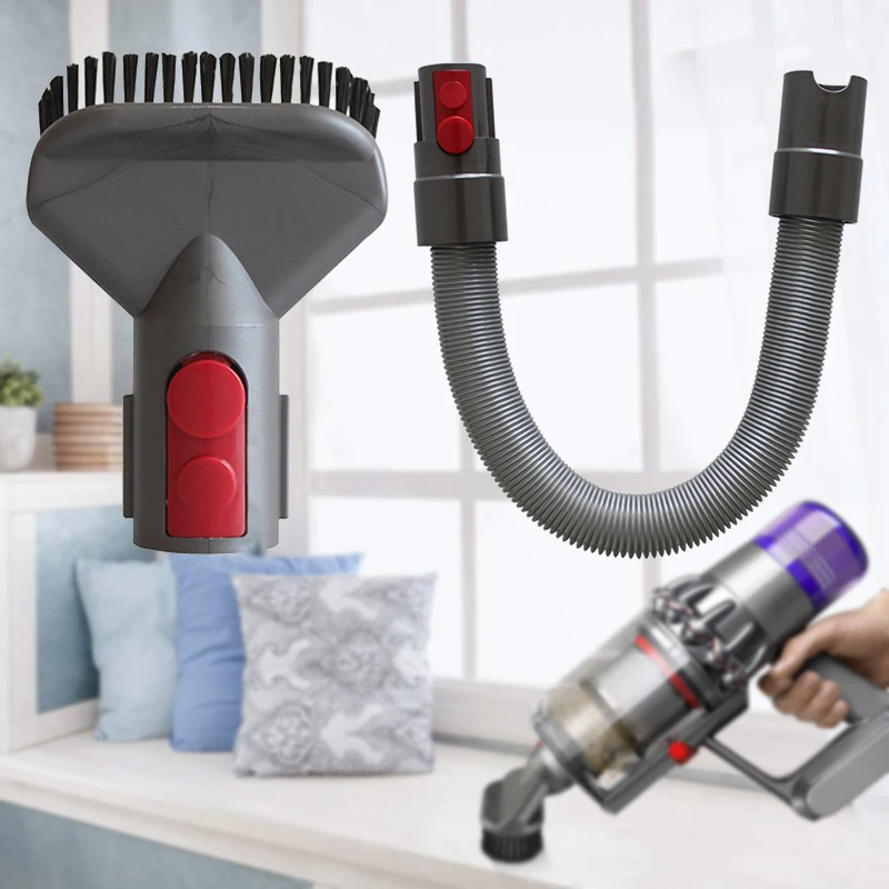 Для Dyson V11 V10 V8 V7 пылесос жесткая щетка+ гибкий удлиняющий шланг набор и высокое качество