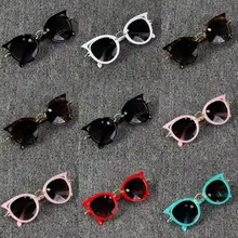 Детские аксессуары, детские солнцезащитные очки для мальчиков и девочек, яркие линзы, защита UV400, стильная детская оправа, внешний вид