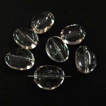 

Newest 25mm*19mm*11mm 140pcs/lot Clear Flat Acrylic Irregular Beads / Jewelry Accessories/ Finding DIY Beads