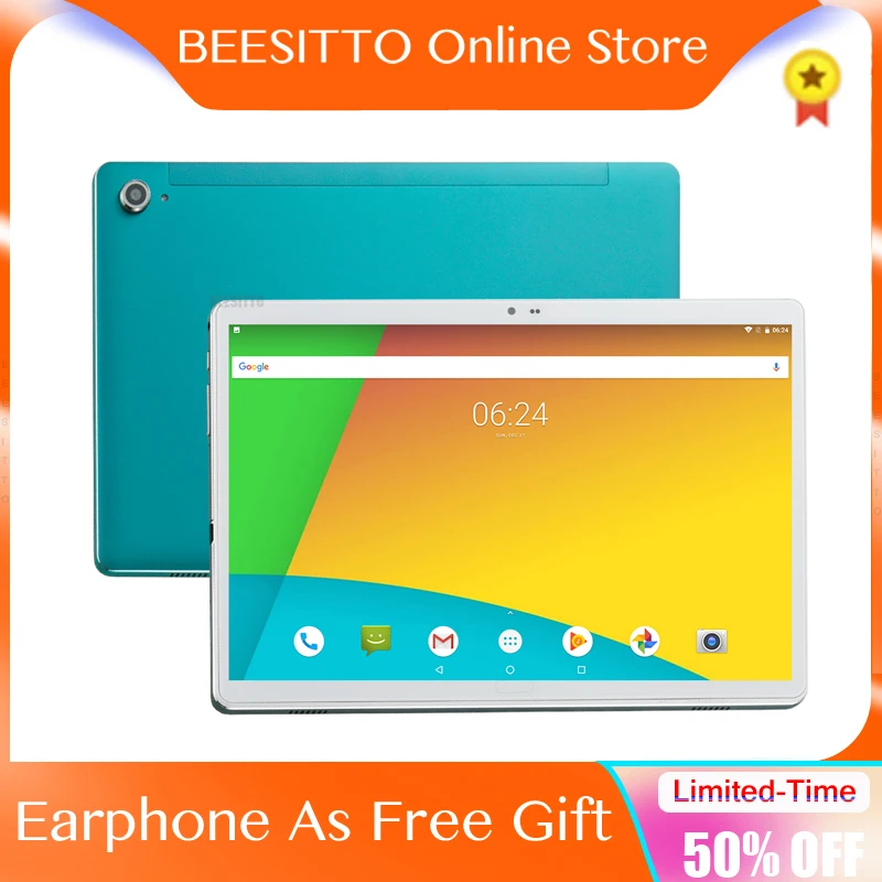 Nueva llegada Tablet PC 10,6 pulgadas MT6797 Deca Core 6GB + 128GB 1920*1200 de 2,5 K IPS pantalla 13.0MP doble 4G LTE Android tabletas 10,1
