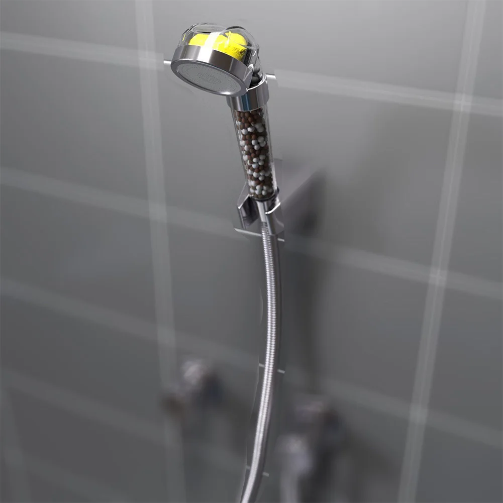 Softens Hard Water Practical Spray Shower Head High Pressure Vitamin C ABS Transparent Handheld Nozzles Professional Filter Home
