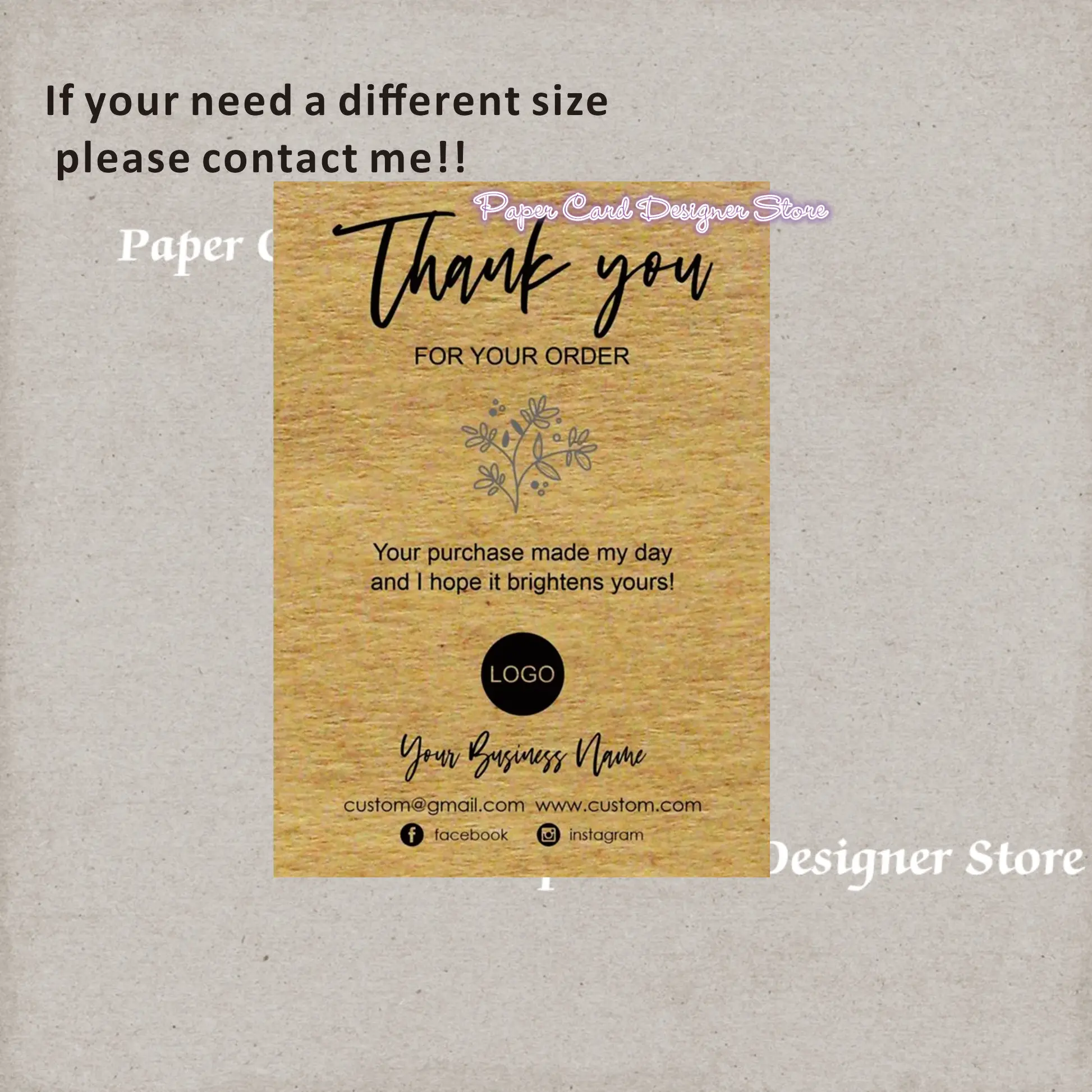 Order Note Cards | Custom Cards 