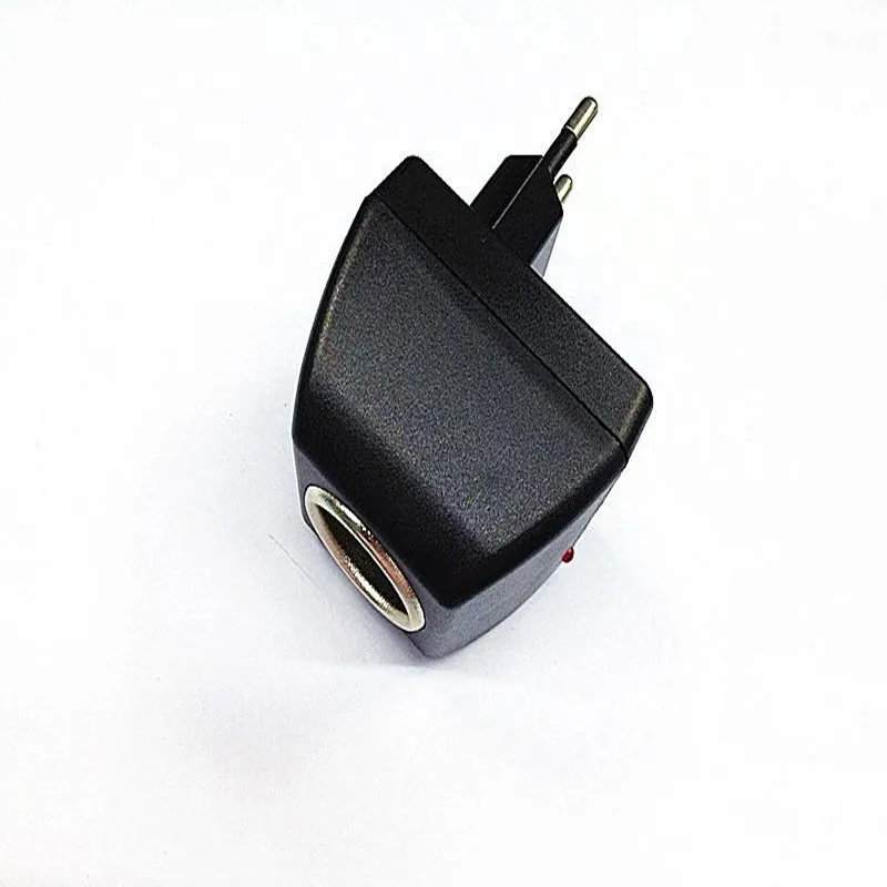 

1PC 600MA EU Plug Car Charger AC Adapter Power Supply Converter 220V to DC 12V