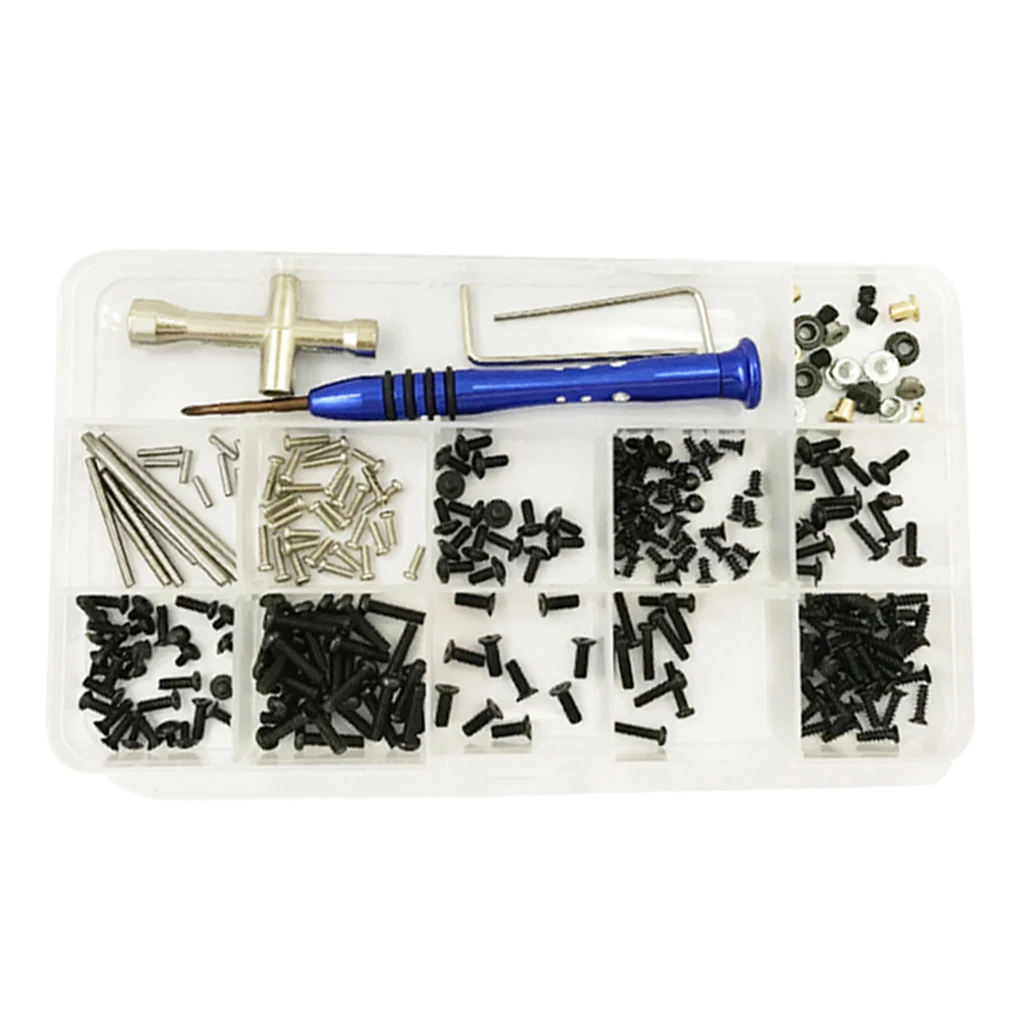 1 Set Screws Bolt Box Kit for Wltoys 1/14 144001 RC Car Accessories Part
