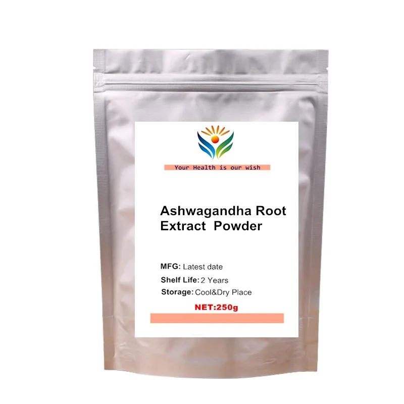 Чистый корень Ashwagandha 20x порошок 20% витанолиды против стресса | Красота и здоровье